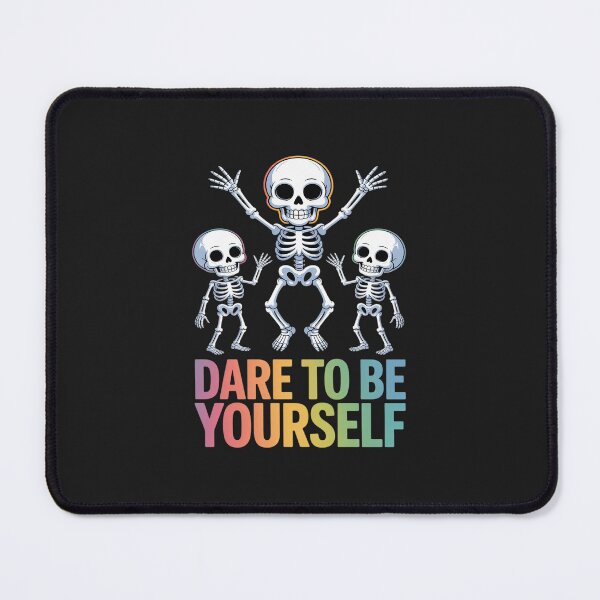Item preview, Dare To Be Yourself Rainbow Dabbing Skeleton Gay LGBT Pride designed and sold by JessicaWalshdf.