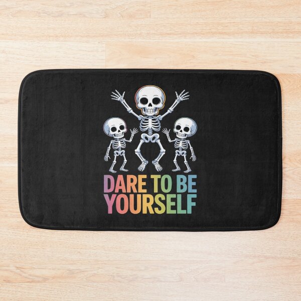 Item preview, Dare To Be Yourself Rainbow Dabbing Skeleton Gay LGBT Pride designed and sold by JessicaWalshdf.