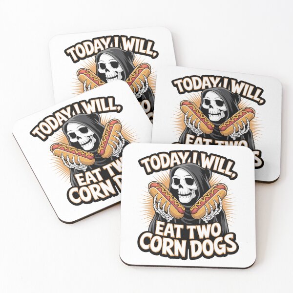 Item preview, Today I Will Eat Two Corn Dogs  designed and sold by milanforbes.