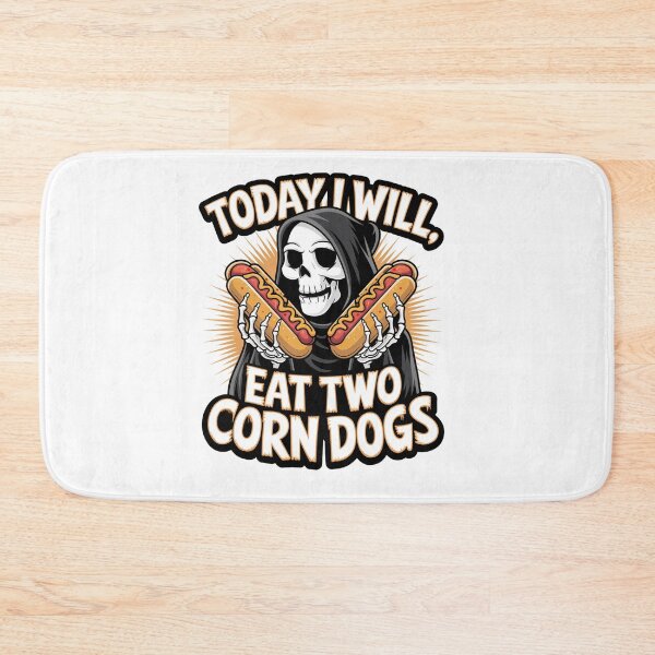 Item preview, Today I Will Eat Two Corn Dogs  designed and sold by milanforbes.