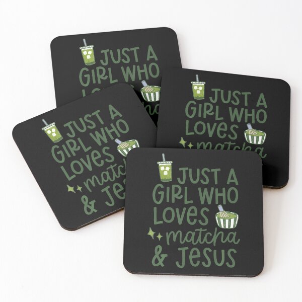 Item preview, Just A Girl Who Loves Matcha Je-Sus designed and sold by AdrianaDoria.