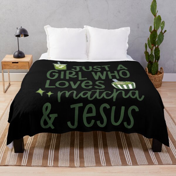 Item preview, Just A Girl Who Loves Matcha Je-Sus designed and sold by AdrianaDoria.