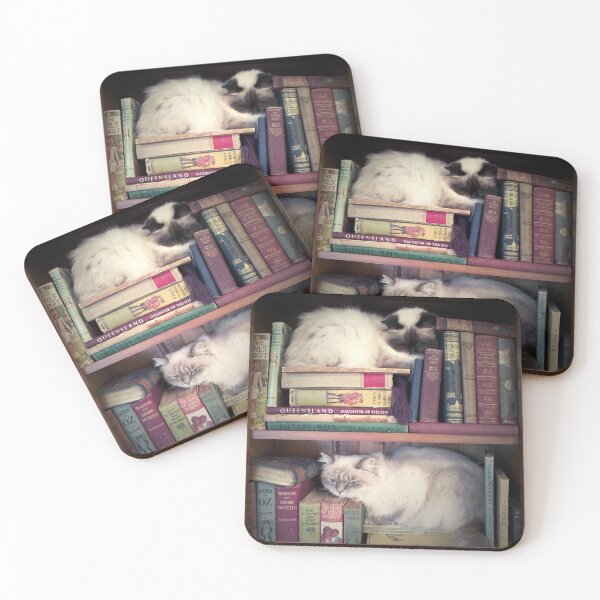 Item preview, Library Cats designed and sold by Sarah  Mac Illustration.