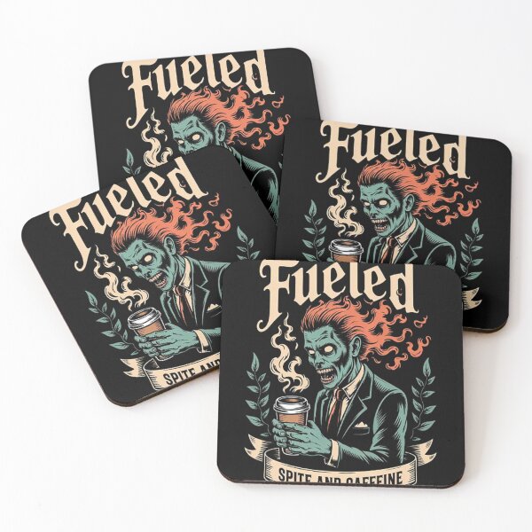 Item preview, Fueled by Spite & Caffeine Halloween Zombie Coffee designed and sold by mandiana.