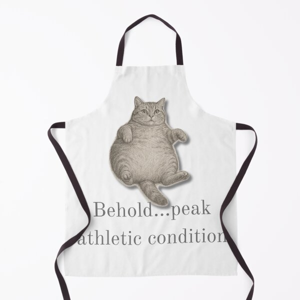 Item preview, Behold…peak athletic condition - Funny Chubby cat design designed and sold by Pokah79.