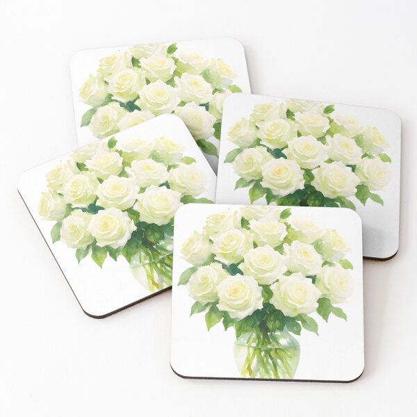 Item preview, Bouquet White Roses designed and sold by HOMETOWN86.