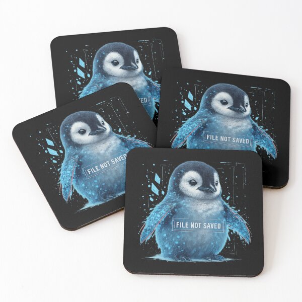 Item preview, Glitched Penguin - FILE NOT SAVED designed and sold by MKreative Studio.