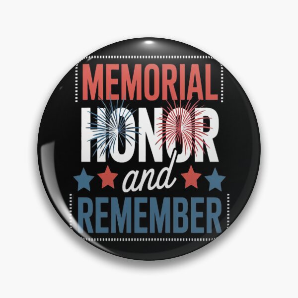 Item preview, Memorial Day Remember Honor Patriot America USA designed and sold by gandebro.