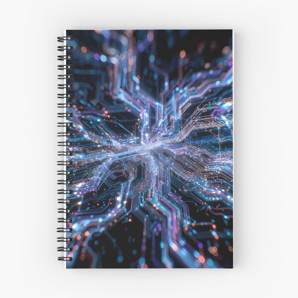 Item preview, Scifi Theme Bluish Purple Texture of Asymmetrical Glowing Biological Neuron Synapses (image size 7840x11680) designed and sold by Digital-Davinci.