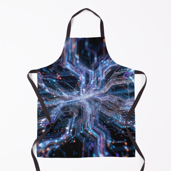Item preview, Scifi Theme Bluish Purple Texture of Asymmetrical Glowing Biological Neuron Synapses (image size 7840x11680) designed and sold by Digital-Davinci.