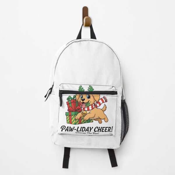 Item preview, Christmas Puppy Illustration – Paw-liday Cheer Cute Dog With Gifts designed and sold by tee.crush.