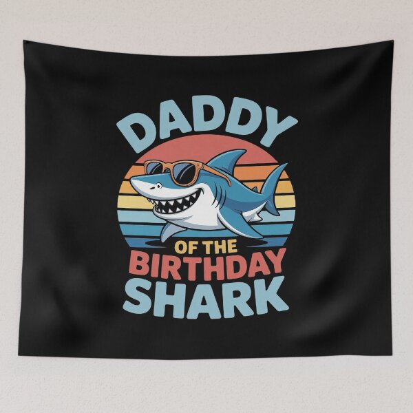 Item preview, Daddy of the Shark Birthday Dad Matching Family designed and sold by RonnasJackson.