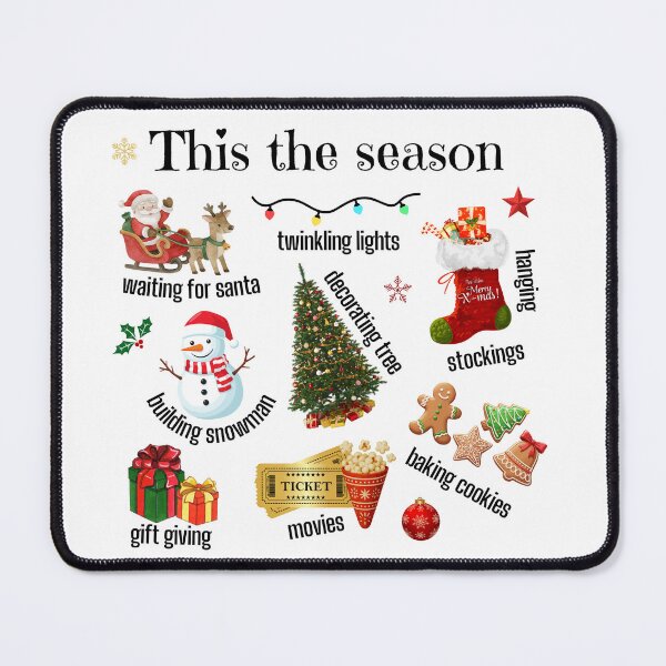 Item preview, Cute Christmas Clipart Design | Santa, Reindeer, Snowman & Holiday Icons designed and sold by GraphicGaze13.