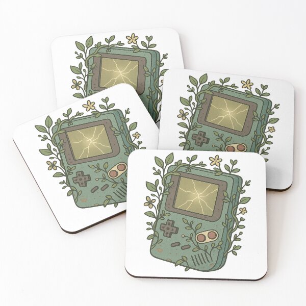 Item preview, Retro Handheld Console Botanical Gamer Art designed and sold by AmyDrip.
