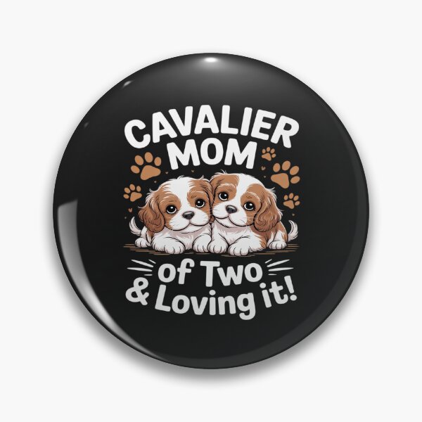 Item preview, Dogs Cavalier King Charles Spaniel Cavalier Mom Of Two designed and sold by JessicaWalshdf.