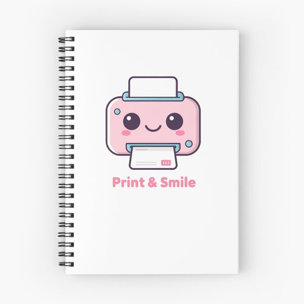 Item preview, Print & Smile – Cute Kawaii Printer Buddy designed and sold by Smile-AlNo.