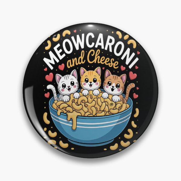 Item preview, Meowcaroni and Cheese Cute Mac N' Cheese Cat Lover designed and sold by gandebro.