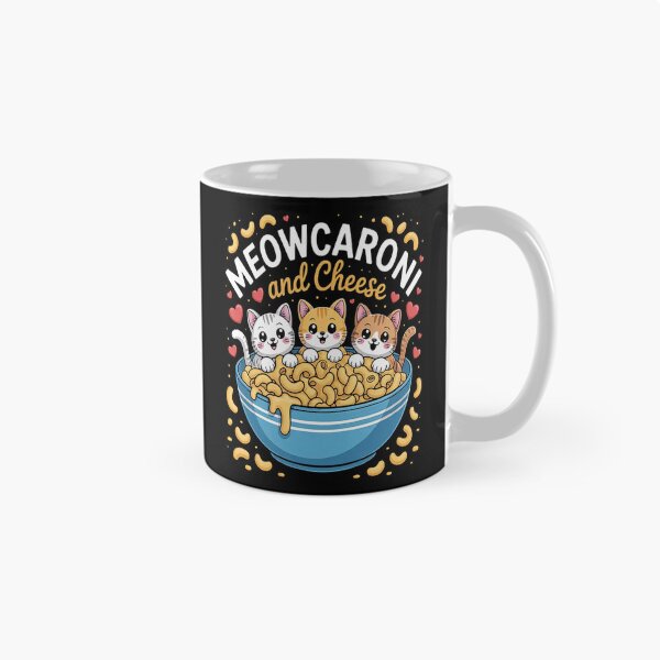 Item preview, Meowcaroni and Cheese Cute Mac N' Cheese Cat Lover designed and sold by gandebro.