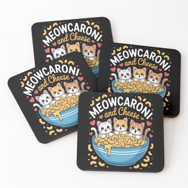 Item preview, Meowcaroni and Cheese Cute Mac N' Cheese Cat Lover designed and sold by gandebro.