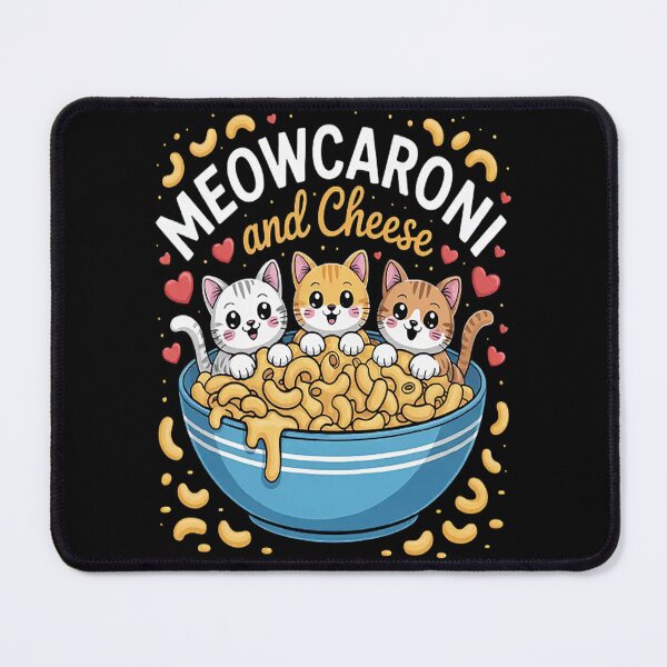 Item preview, Meowcaroni and Cheese Cute Mac N' Cheese Cat Lover designed and sold by gandebro.