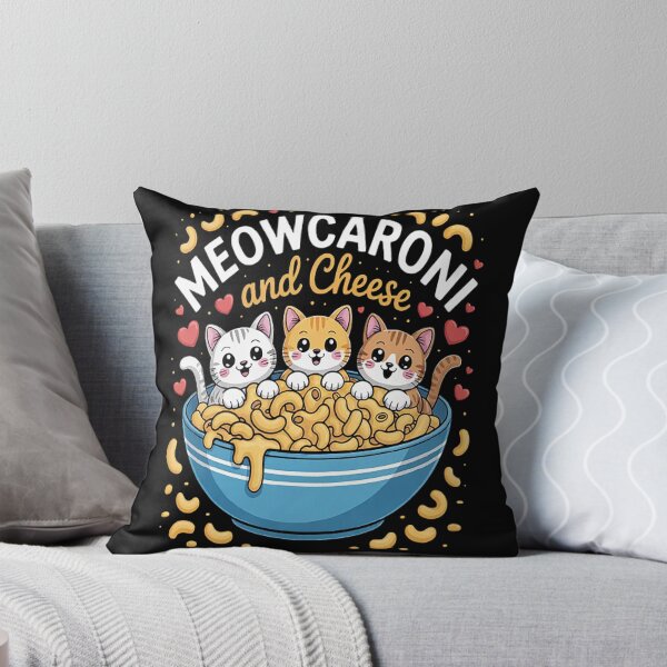 Item preview, Meowcaroni and Cheese Cute Mac N' Cheese Cat Lover designed and sold by gandebro.