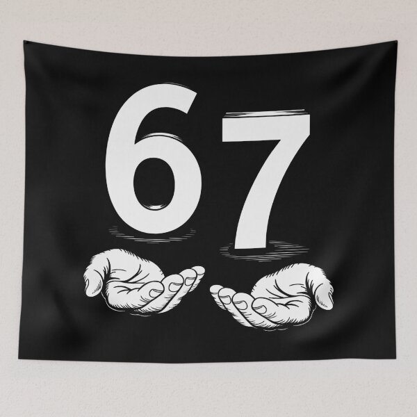 Item preview, Funny hands six seven meme 67  designed and sold by Sossima Art.