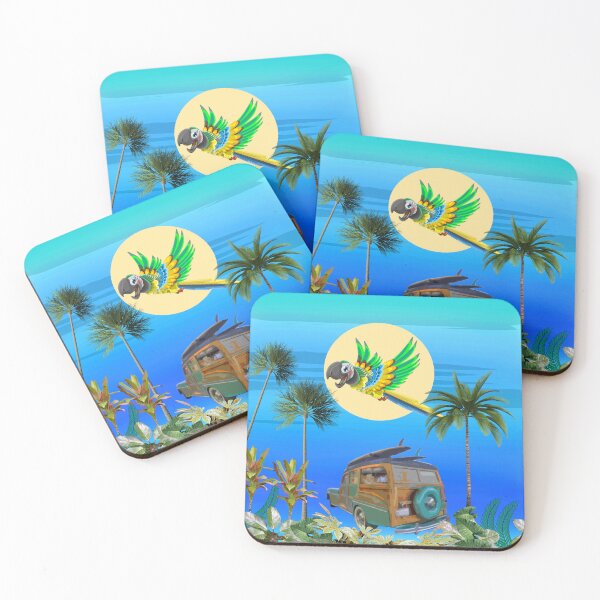 Item preview, SURFING SAFARI, SURFING WAGON, WOODY designed and sold by Barbara Jean Photo Art And Design.
