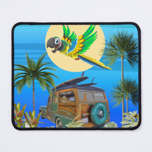 Item preview, SURFING SAFARI, SURFING WAGON, WOODY designed and sold by Barbara Jean Photo Art And Design.