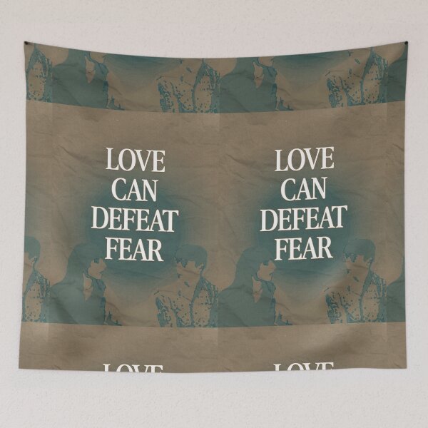 Item preview, Love Can Defeat Fear (ST) designed and sold by thedigitalrealm.