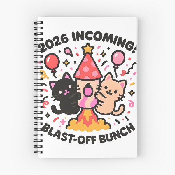 Item preview, 2026 Rocket Cats New Year Launch - 2026 Kitten New Year designed and sold by wesdesignshop.