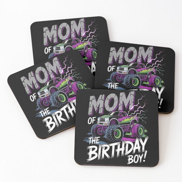 Item preview, Mom Of The Birthday Monster Truck Family Matching Party designed and sold by gandebro.