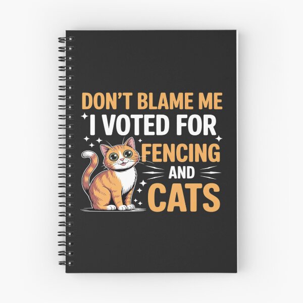 Item preview, Don't Blame Me i Voted For Fencing And Cats designed and sold by JessicaWalshdf.