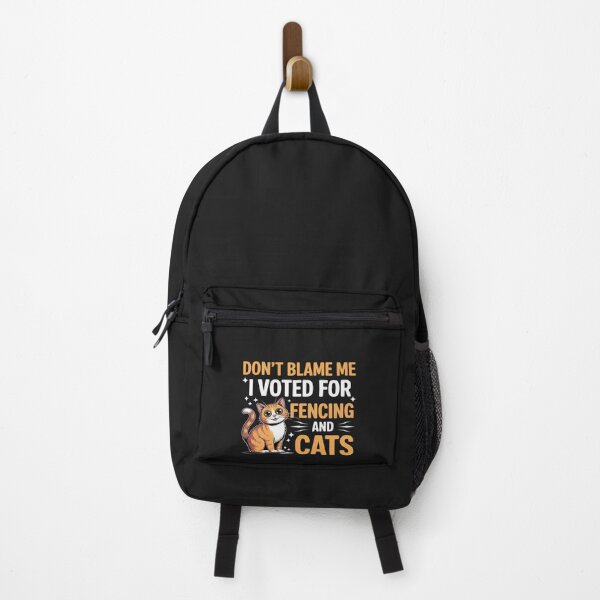 Item preview, Don't Blame Me i Voted For Fencing And Cats designed and sold by JessicaWalshdf.