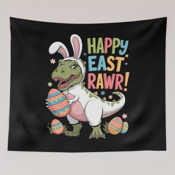 Item preview, Easter Day Dinosaur Funny Happy Eastrawr T Rex Easter designed and sold by JonathalIngham.