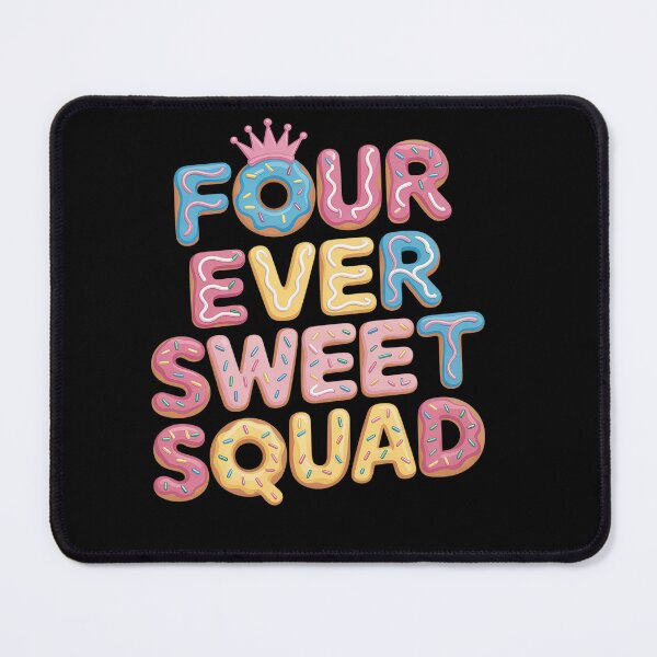 Item preview, Four Ever Sweet Squad 4Th Birthday Girl Donut Lover designed and sold by RonnasJackson.