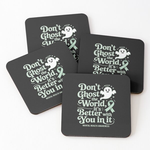 Item preview, Don't Ghost The World It Is Better With You In It Mental Health Awareness Month Green Ribbon designed and sold by JessicaWalshdf.