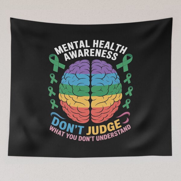 Item preview, Dont Judge What You Don't Understand Mental Health Awareness designed and sold by JessicaWalshdf.