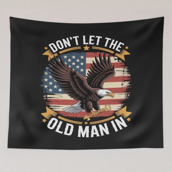 Item preview, Don't Let Old Man American Flag designed and sold by JessicaWalshdf.