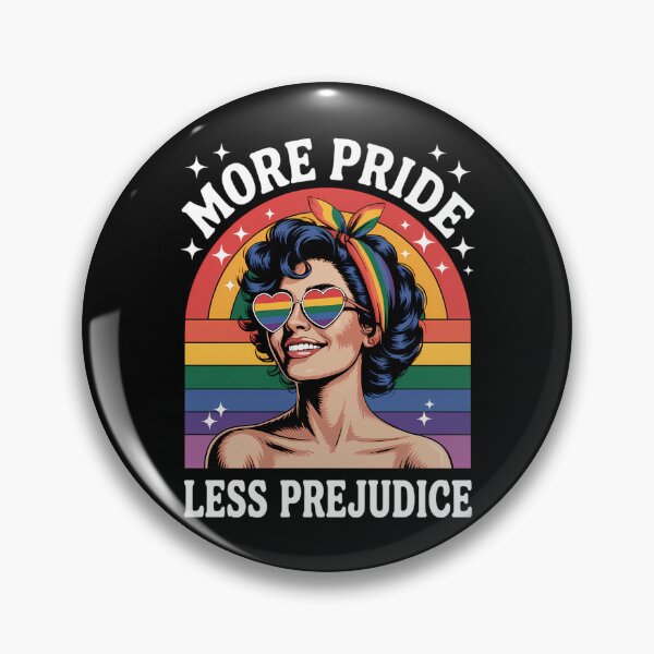 Item preview, More Pride Less Prejudice Rainbow LGBT Gay Lesbian Pride designed and sold by JonathalIngham.