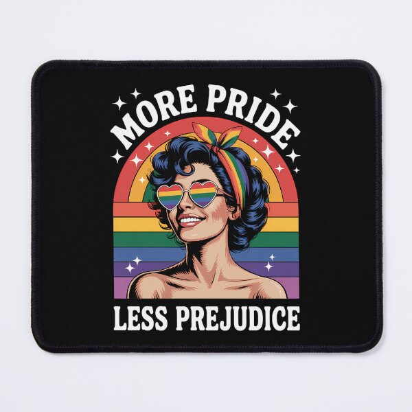 Item preview, More Pride Less Prejudice Rainbow LGBT Gay Lesbian Pride designed and sold by JonathalIngham.