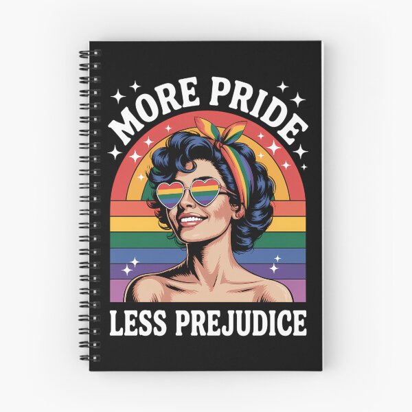 Item preview, More Pride Less Prejudice Rainbow LGBT Gay Lesbian Pride designed and sold by JonathalIngham.