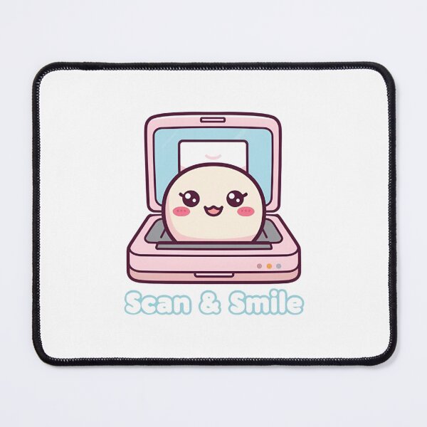Item preview, Scan & Smile – Cute Kawaii Scanner Buddy designed and sold by Smile-AlNo.