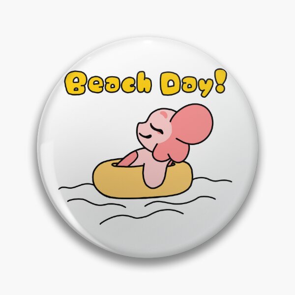 Item preview, Beach Day Axolotl Sofie designed and sold by Lily Lottles.