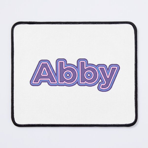Item preview, Abby Personalized Name Neon Style Shirt, Coffee Mug, Sticker Gift designed and sold by HelixPedia.