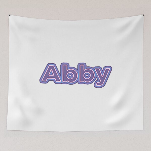 Item preview, Abby Personalized Name Neon Style Shirt, Coffee Mug, Sticker Gift designed and sold by HelixPedia.