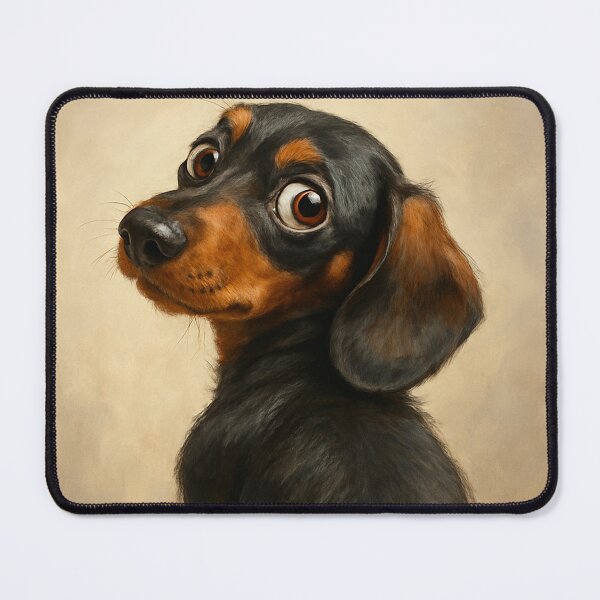 Item preview, Curious Dachshund Look – Cute Watercolor Wiener Dog designed and sold by Darlin8888.
