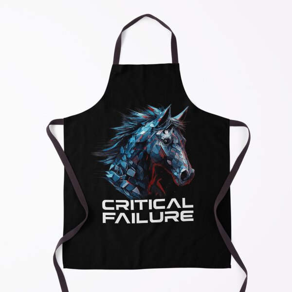 Item preview, Critical Failure - Glitched Polygon Horse Head designed and sold by MKreative Studio.