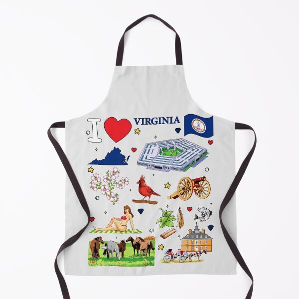 Item preview, I Love Virginia - State Pride & Landmarks T-Shirt Desig designed and sold by mashmosh.