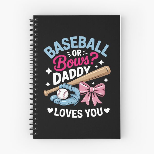 Item preview, Baseball Or Bows Daddy Loves You Gender Reveal designed and sold by Rrettgison.