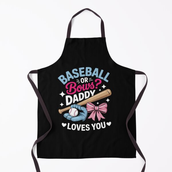 Item preview, Baseball Or Bows Daddy Loves You Gender Reveal designed and sold by Rrettgison.